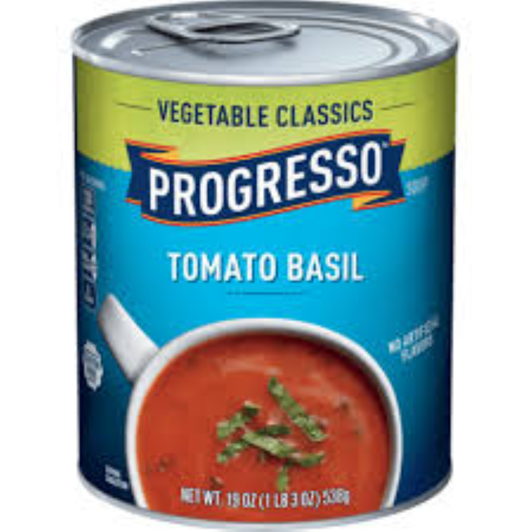 PROGRESSO VEG CLASSIC SOUP T/BASIL 538G